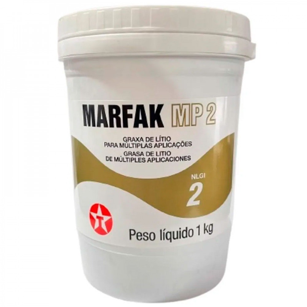 Graxa de múltiplas aplicações lata 1 kilo - MP2 Marfak - Texaco