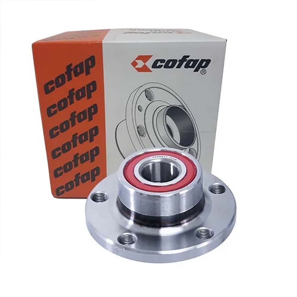 Cubo Roda Traseiro Com Rolamento POLO 1.6 2003 2004 2005 2006 2007 2008 2009 2010 2011 2012 2013 2014 Cofap