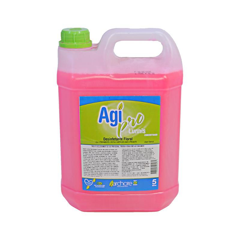 Desinfetante AgiPro Cleene Floral 5 Litros 1812 Archote