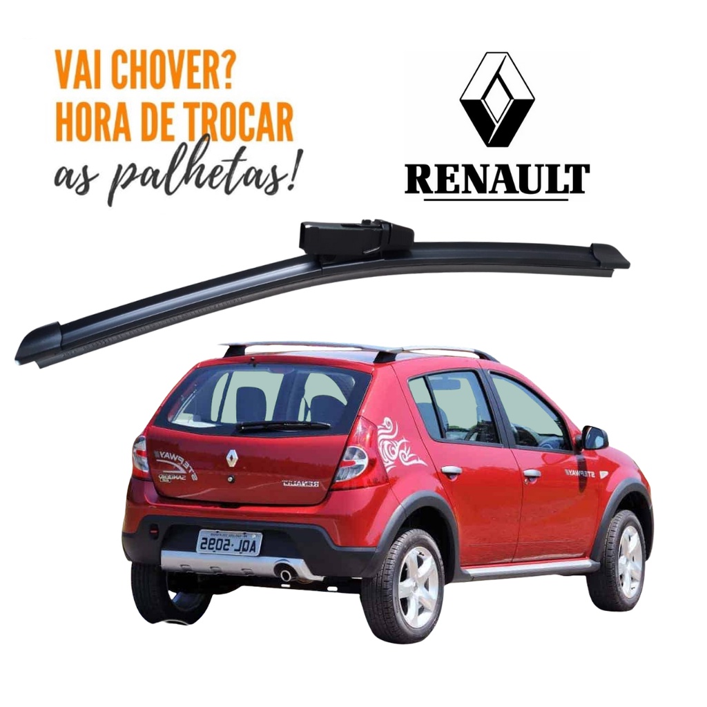 Palheta Limpador Traseiro Renault Sandero 2008 2009 2010 2011 2012 2013 2014 PROMOÇÃO SHOPEE