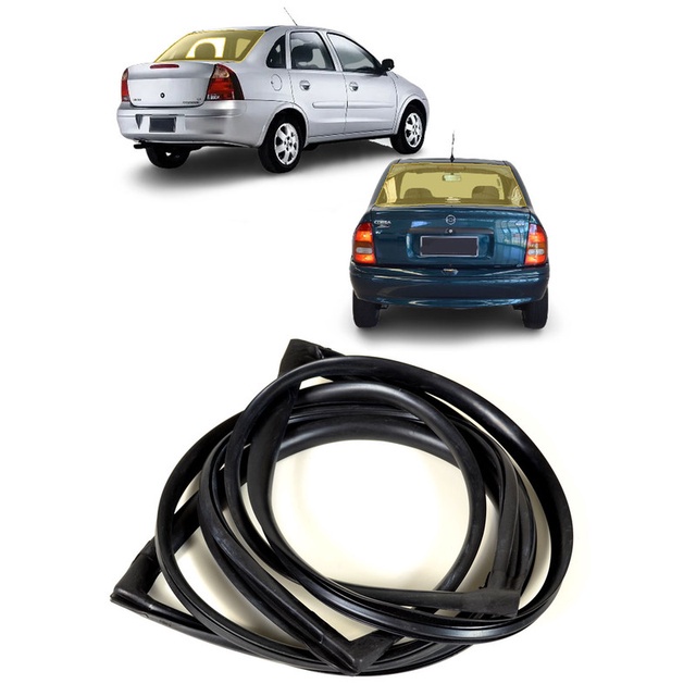 Borracha Vidro Vigia Traseiro Corsa Sedan Classic 1994 1995 1996 1997 1998 1999 2000 2001 2002 2003 2004 2005 2006 2007 2008 2009 2010