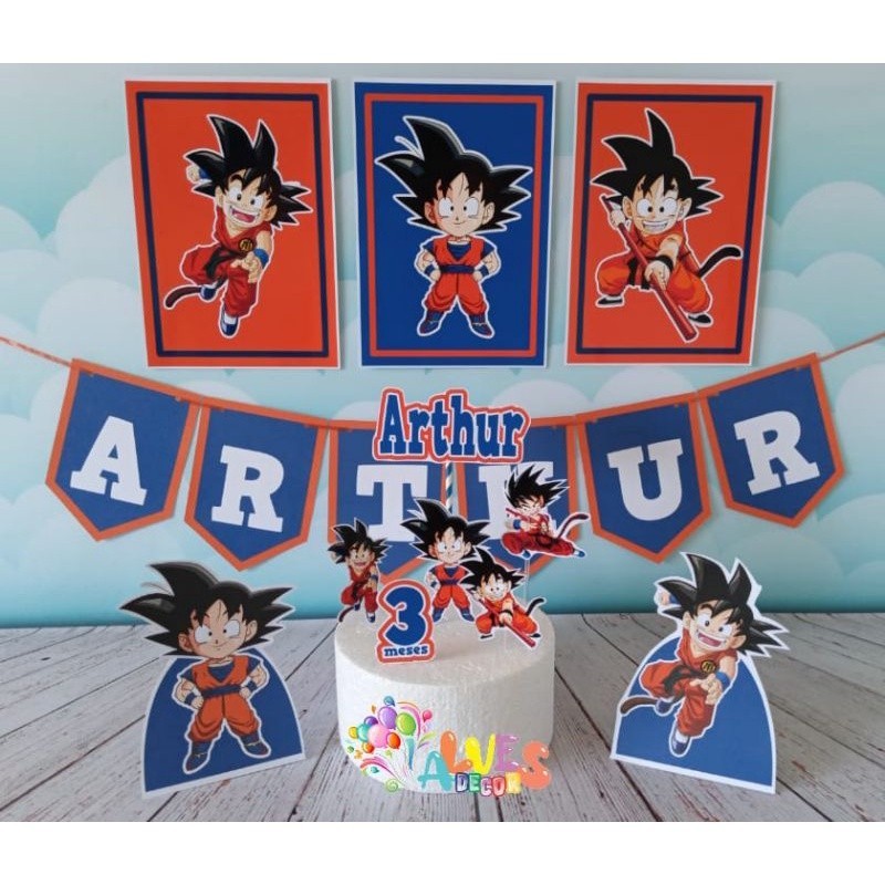 ✨ Kit Decoração Goku baby- Seu Só um Bolinho Inesquecível!