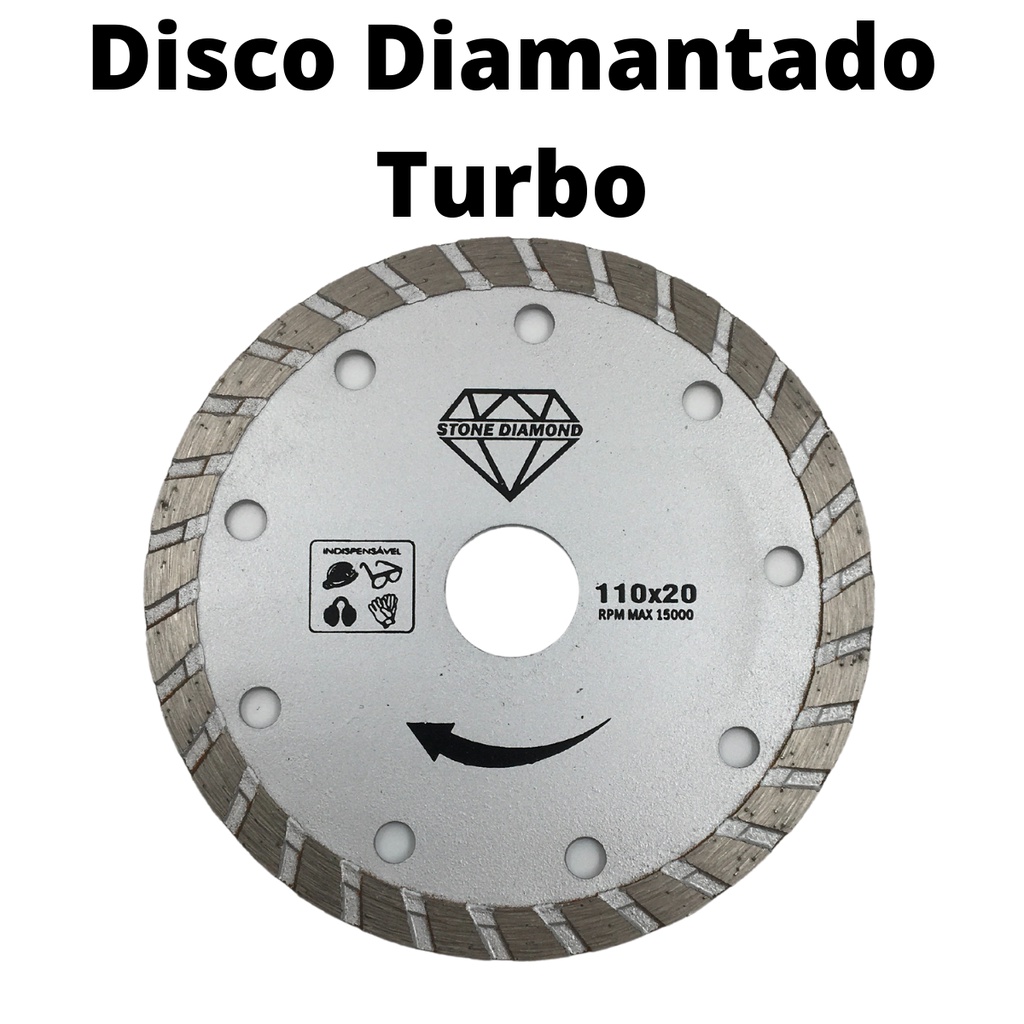 Disco para Cortar Alvenaria/Tijolo/Telhas -  Stone