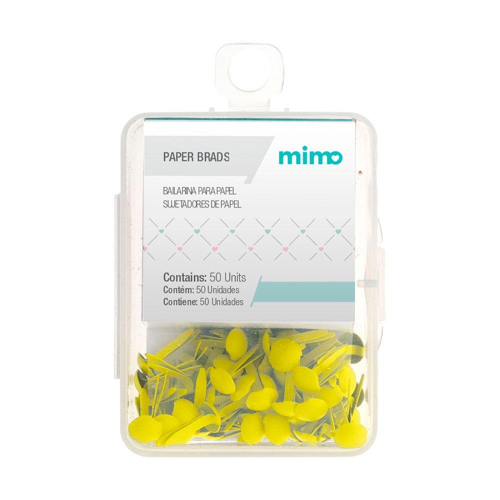 Bailarina para Papel - 6,5 mm - Amarelo Sol - Mimo - 50 Unids