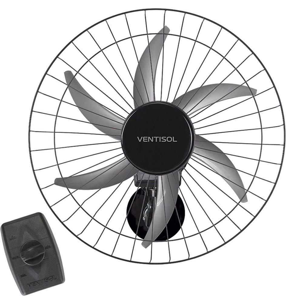 Ventilador de Parede Oscilante 50 CM 6 Pás BIVOLT 200W VENTISOL