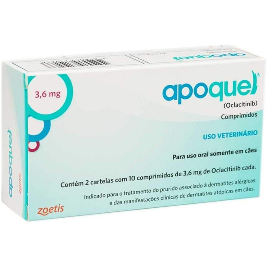 Apoquel 3,6mg Cães - Zoetis