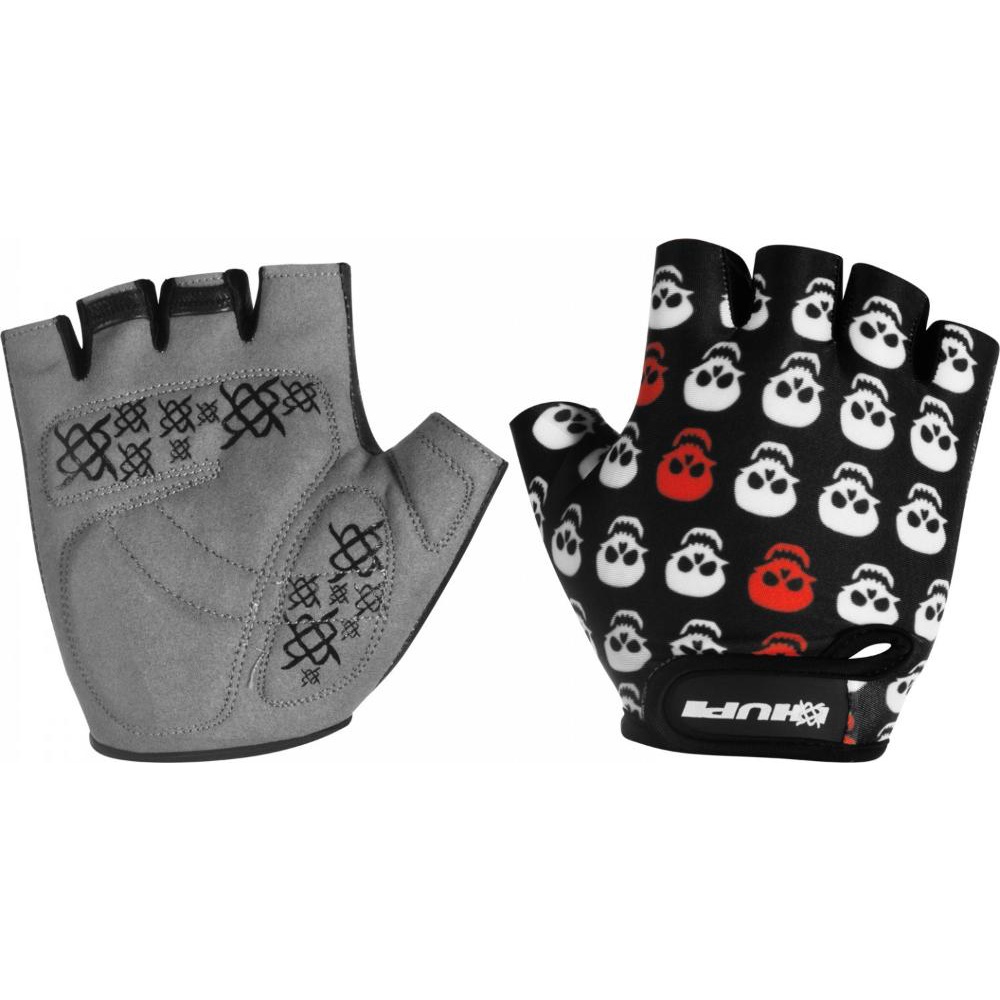 Luva Ciclismo HUPI Eco Dedo Curto Skull