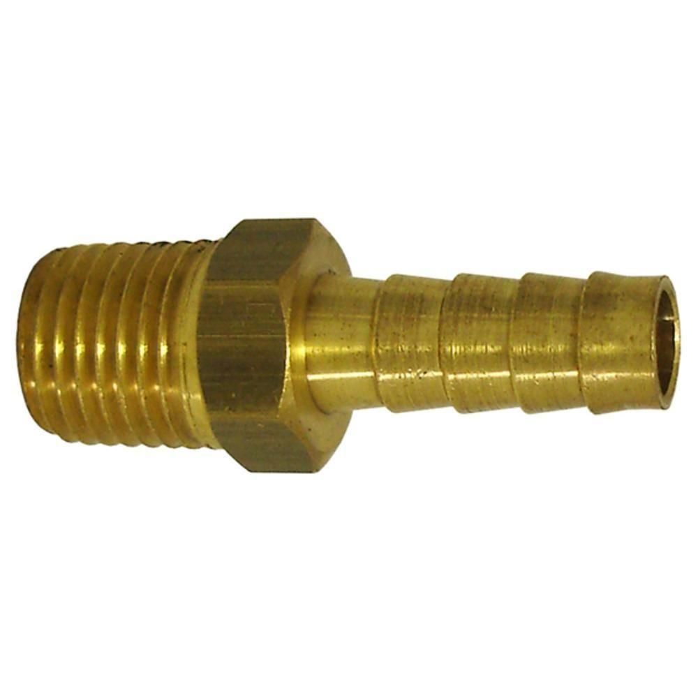 Espigão fixo (macho) rosca 1/4pol npt mangueira 3/8pol Arcom