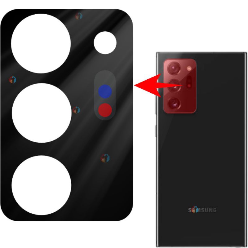 Lente Vidro Camera Traseira Para Galaxy Note 20 Ultra