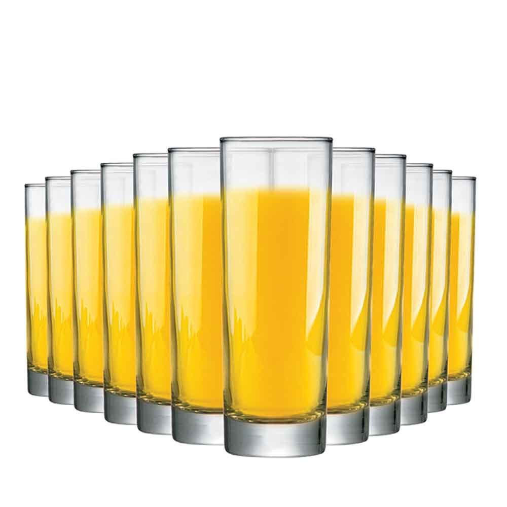 Jogo de Copo de Vidro Tubo Multiuso 12pcs, 300ml- Ruvolo