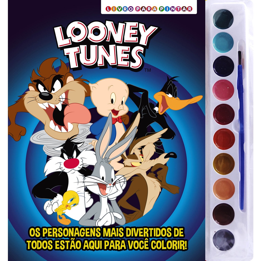 Looney Tunes Livro para Pintar com Aquarela