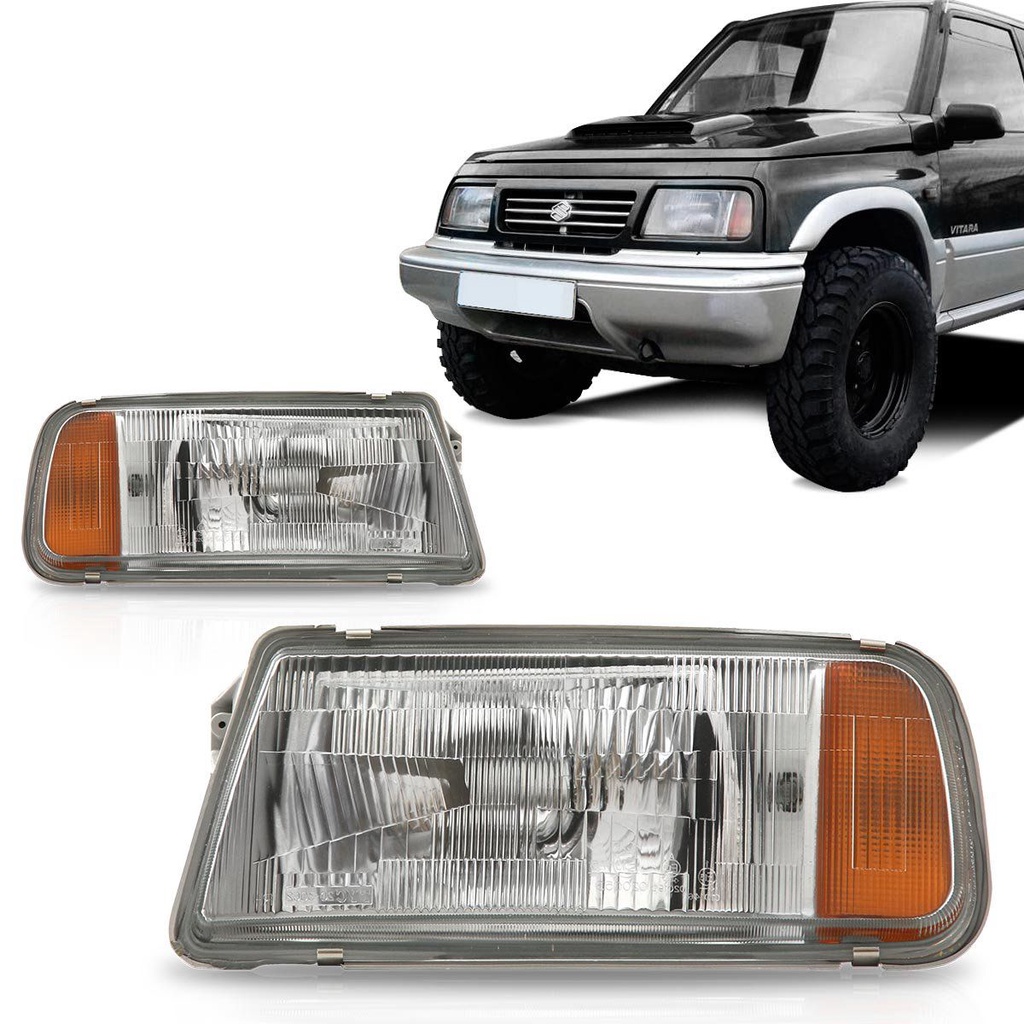 Farol Vitara 93 94 95 96 97 98 Cromado