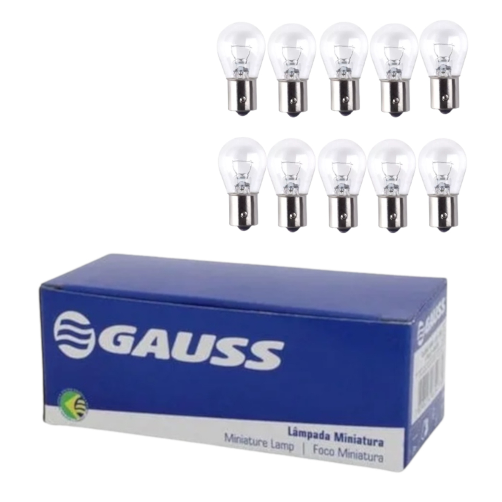 Kit 10 Lâmpadas 1141 1 Polo 24v Gauss - Gl1141b