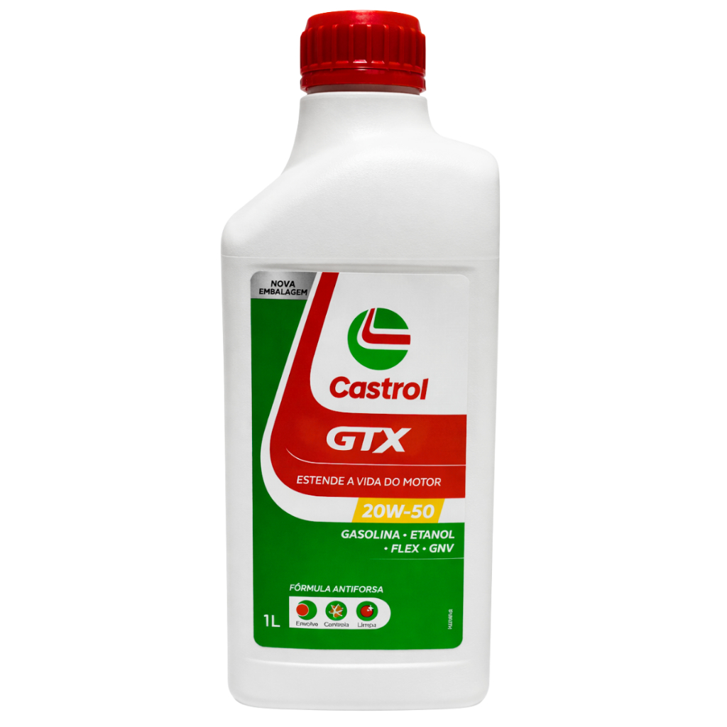 Óleo Lubrificante Motor Castrol 20w50 Gtx Antiborra Api Sl