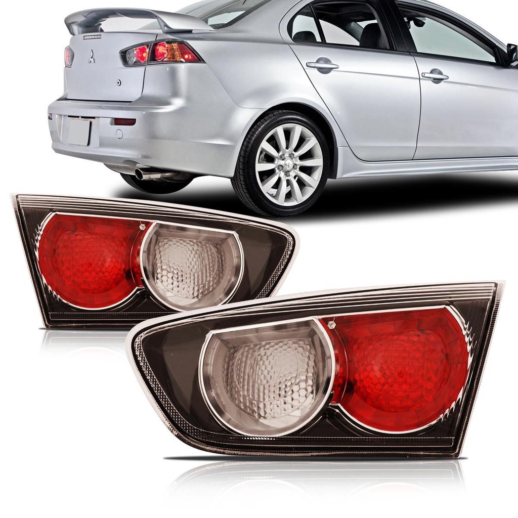 Lanterna Lancer GT 2011 2012 2013 2014 2015 2016 2017 Mala Negra