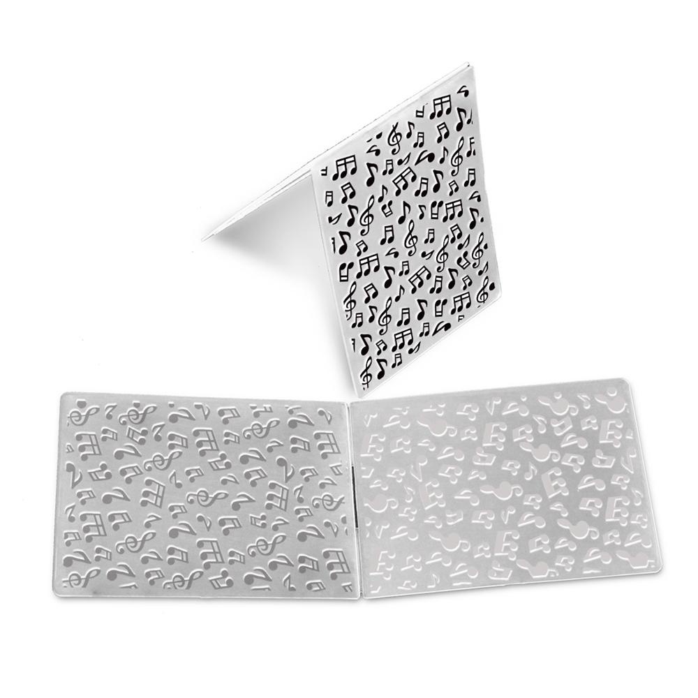 Molde para Embossing Musica - Mimo - 10,6 X 15 cm
