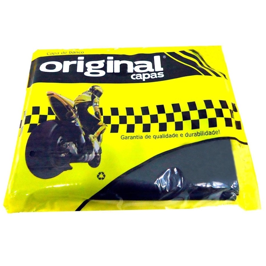 Capa Banco Moto Titan Es Ks Fan 2002 A 2008 Preta