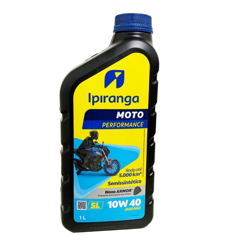 Óleo Ipiranga 10w40 Semissintético 4 Tempos 1 Litro