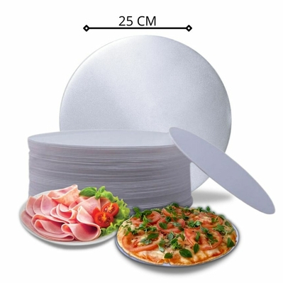 Disco de Isopor Descartável Para Bolo Pizza Frios- Tamanho 25cm