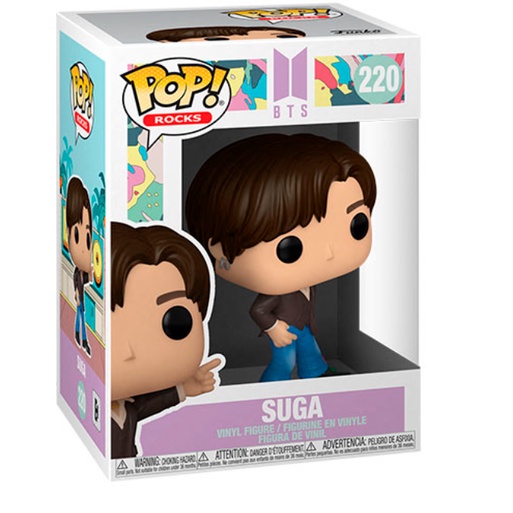 Funko Pop Rocks Bts Dynamite Suga 220 Novo Original