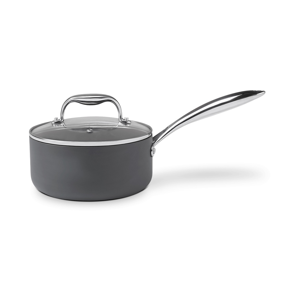 Panela De Indução Com Tampa Brinox Diamond 2,55 Litros Ø 20 cm Cinza