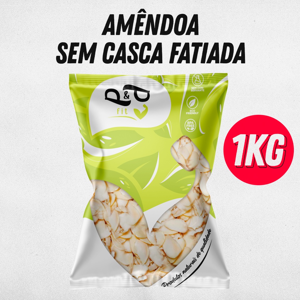 Amêndoa Laminada - Premium Selecionada - P&P FIT