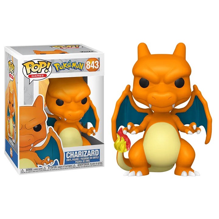 FUNKO POP POKEMON S7 CHARIZARD 843 NOVO ORIGINAL,