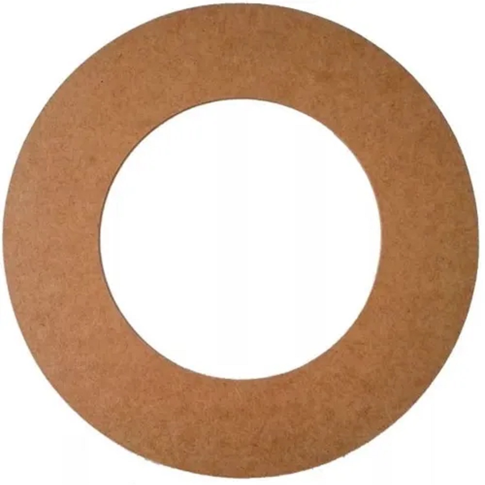 Guirlanda Redonda Lisa 30cm MDF 3mm Kit 10 Unidades