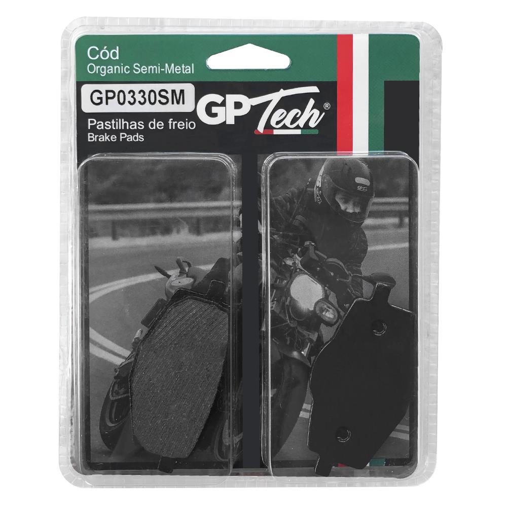 Pastilha Freio GP TECH 0330SM (T) Dafra Cityclass 200I 2014- / XT 225 / XT 600E / Tenere (T) DT 200