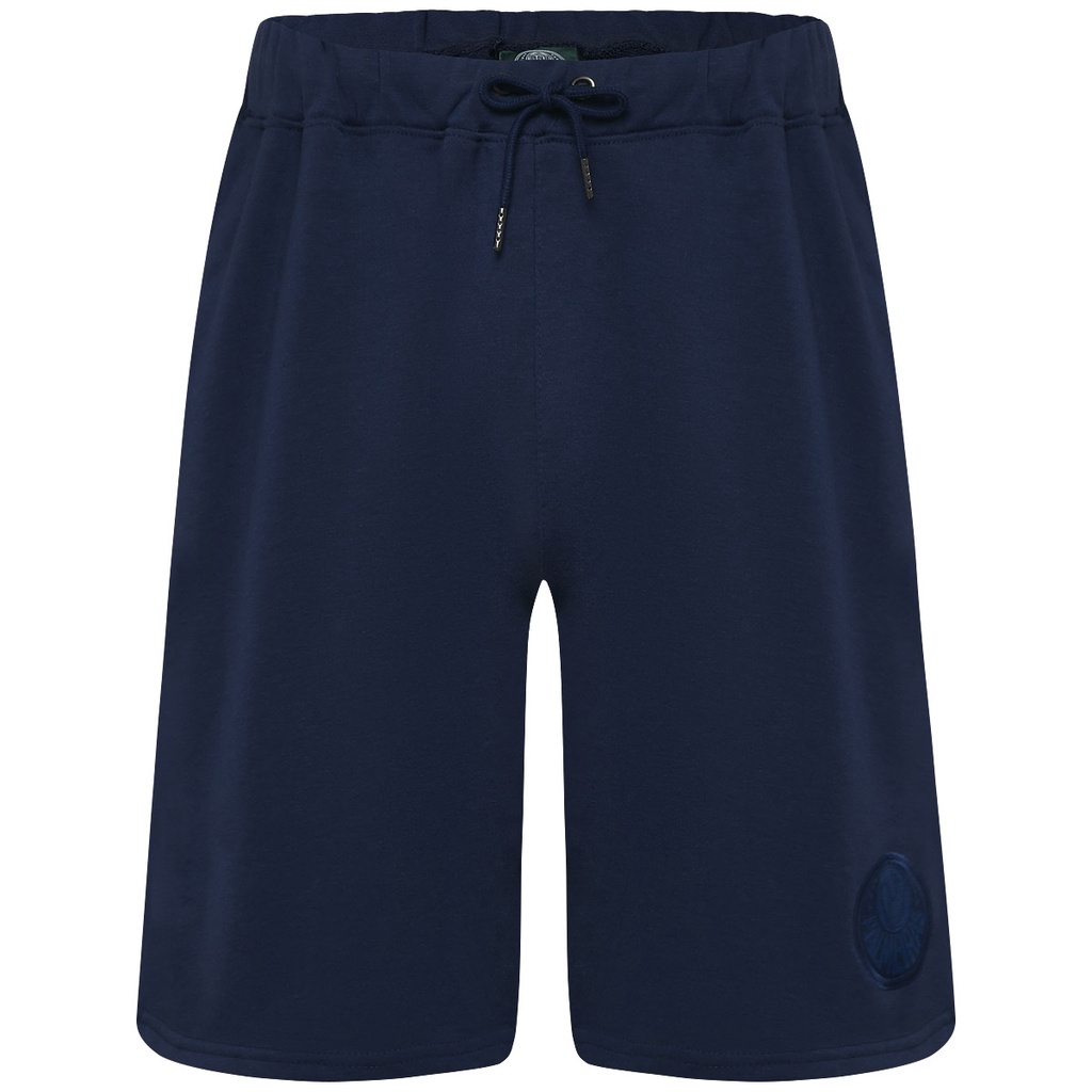 Bermuda Palmeiras Mono S.E.P Moletom Azul Marinho Masculina Oficial