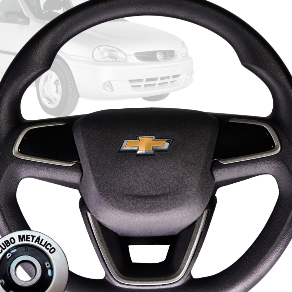 Direção Esportiva Novo Onix Grafite Corsa Premium Maxx Frente Montana Meriva Zafira Montana Corsa