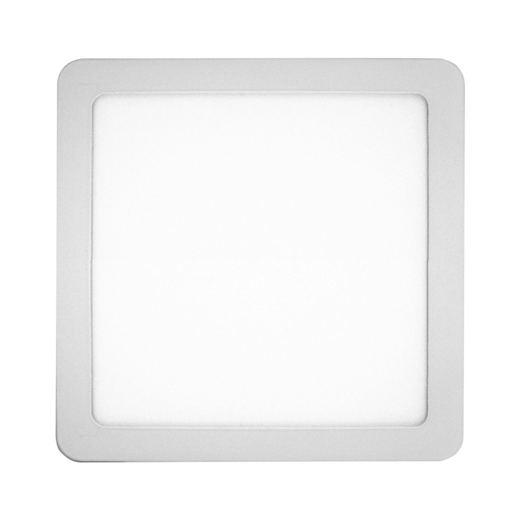 Luminaria Led Sobrepor Quadrada Slim 12W 3000K Kian