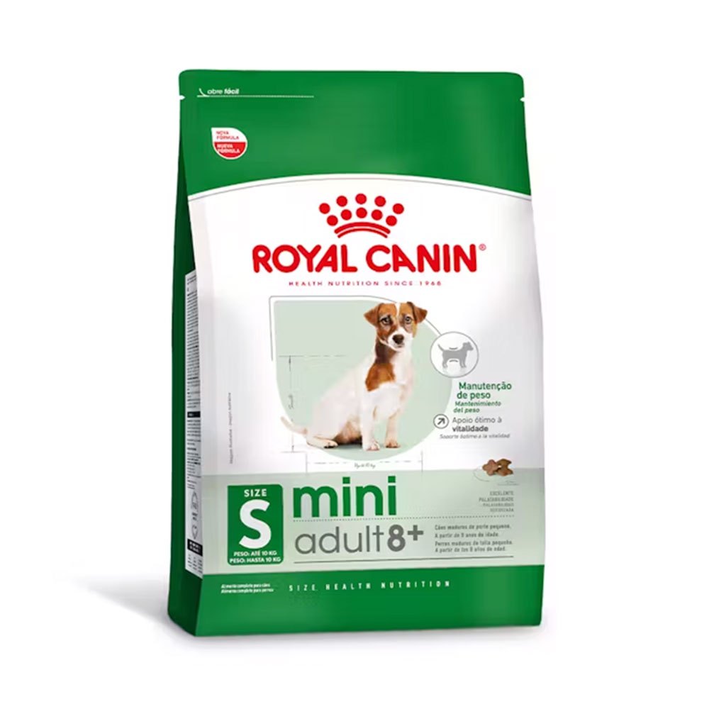 Ração Royal Canin Mini 8+ Cães Adultos 2,5kg
