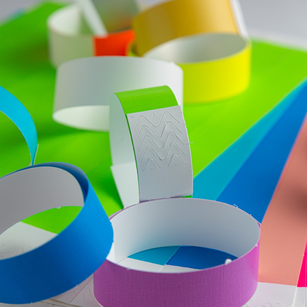 100 Pulseiras de Identificação para Festa Bar Balada Evento Aniversário Hospital