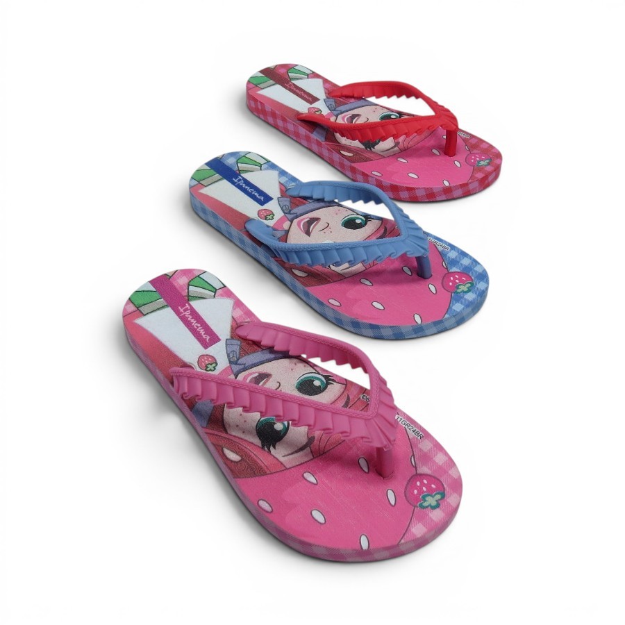 Chinelo Infantil Grendene Ipanema Moranguinho 27173 Casual