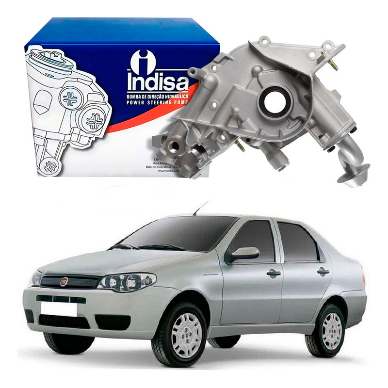 Bomba De Oleo Indisa Fiat Siena 1.0 8v 2004 A 2012