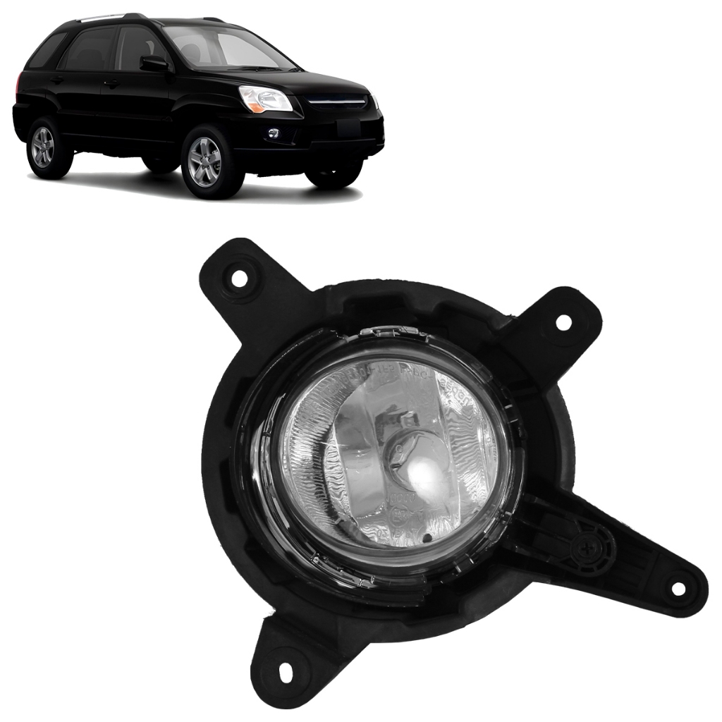 Farol Milha Auxiliar Sportage 2009 2010 2011 Neblina Lente Lisa Acrilico