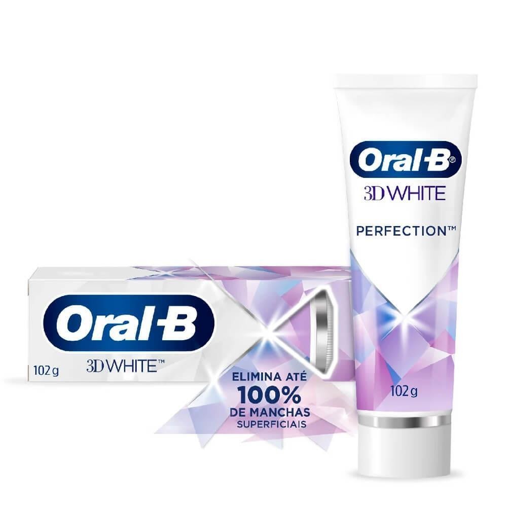 ORAL-B 3D WHITE CREME DENTAL PERFECTION COM 102G