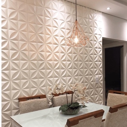 15 Placas PVC 3d Revestimento De Parede Decorativa 25 cm
