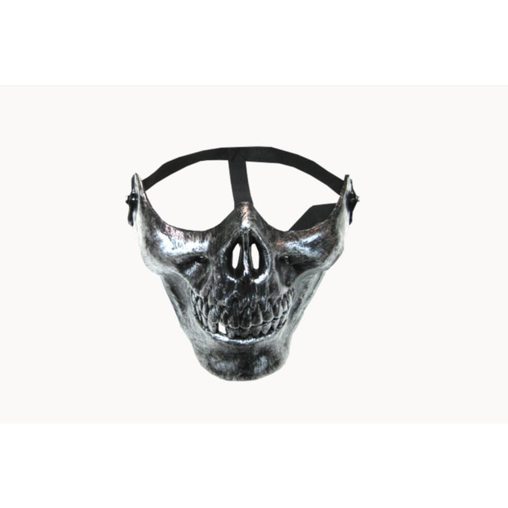 Meia Máscara Esqueleto Para Halloween Abrakadabra Fantasias
