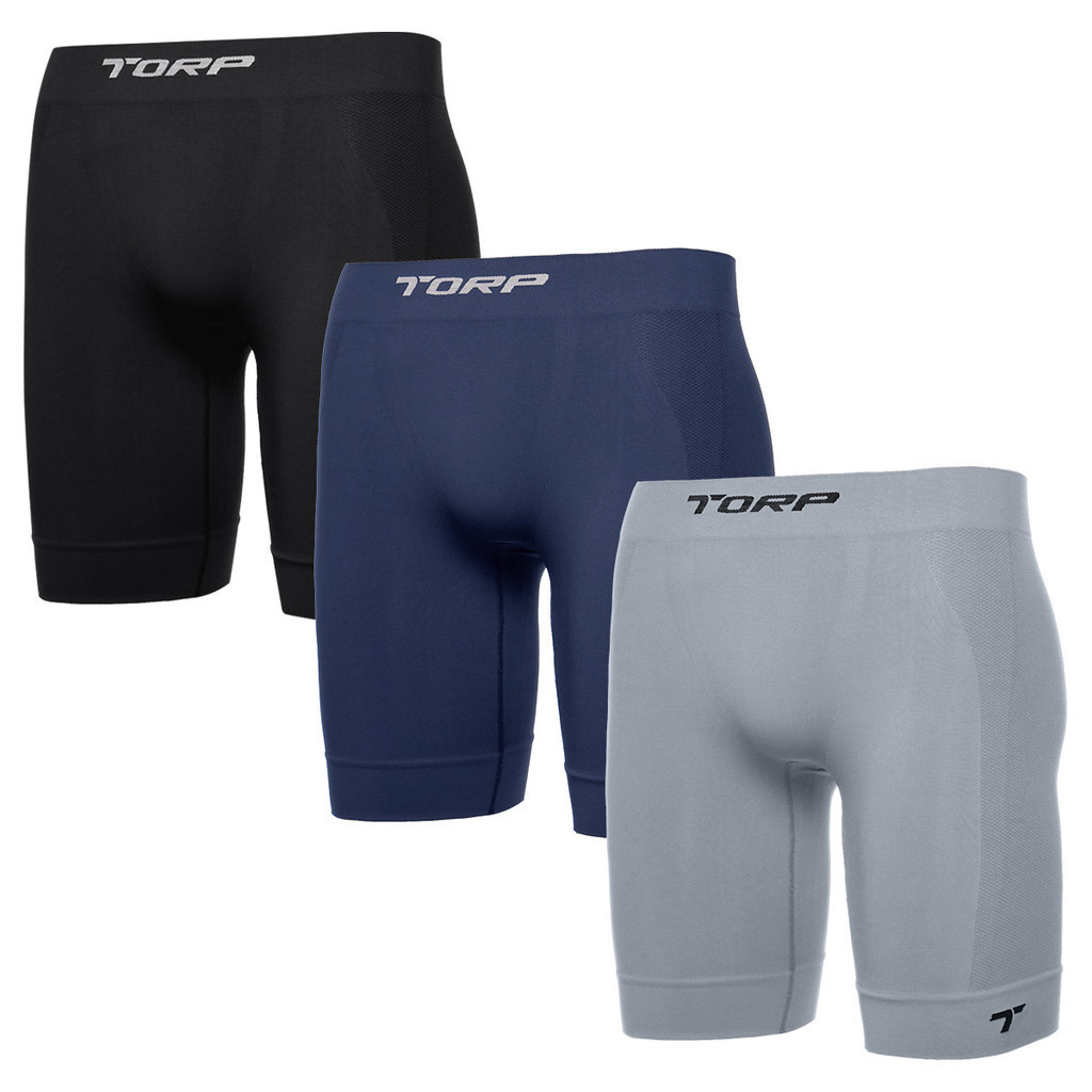 Kit 3 Bermudas Shorts Térmico Microfibra Corrida Ciclismo Academia Evita Assaduras