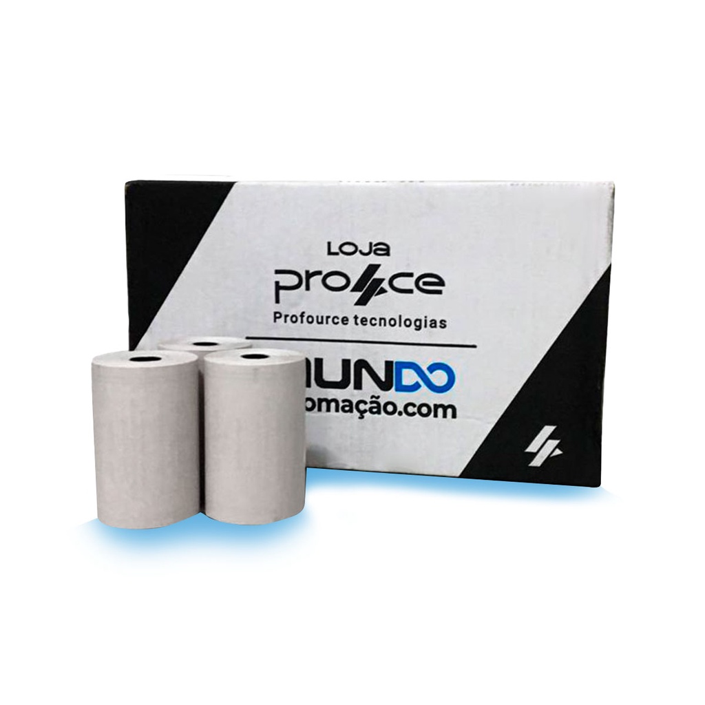 Bobina térmica 80x20 para impressora portátil - 56 Unidades LINK 2