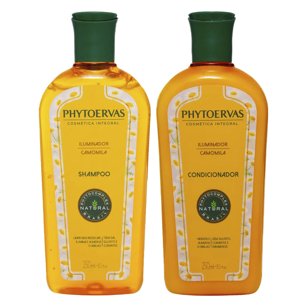 KIT PHYTOERVAS ILUMINADOR CAMOMILA SH + COND 250ML