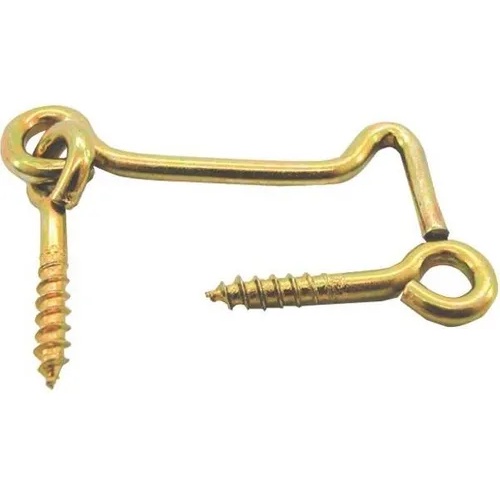 Fecho Trinco Aldrava  2.0 X 30 Mm Bi Cromatizada 5 Unidades
