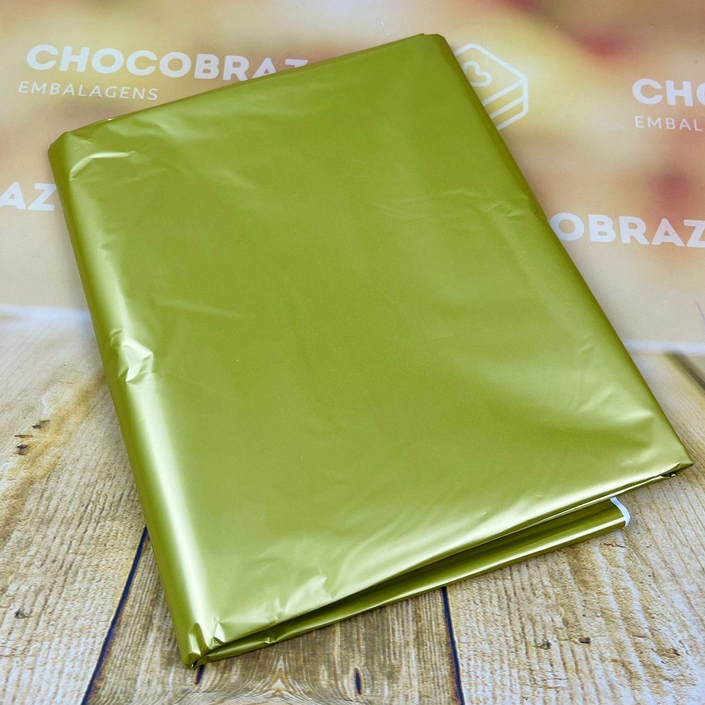 10~50 TOALHAS P/ MESA FESTA DOURADA BOPP PEROLA  78X78 INOVE (CHOCO)