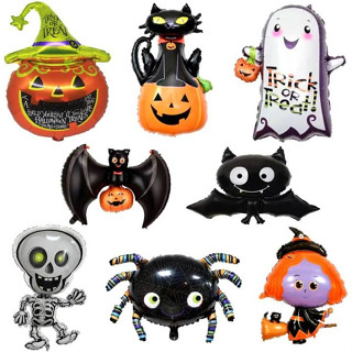 Kit 8 Balões Metalizado Halloween Ref: 1580-H1 (1 de cada Modelo)