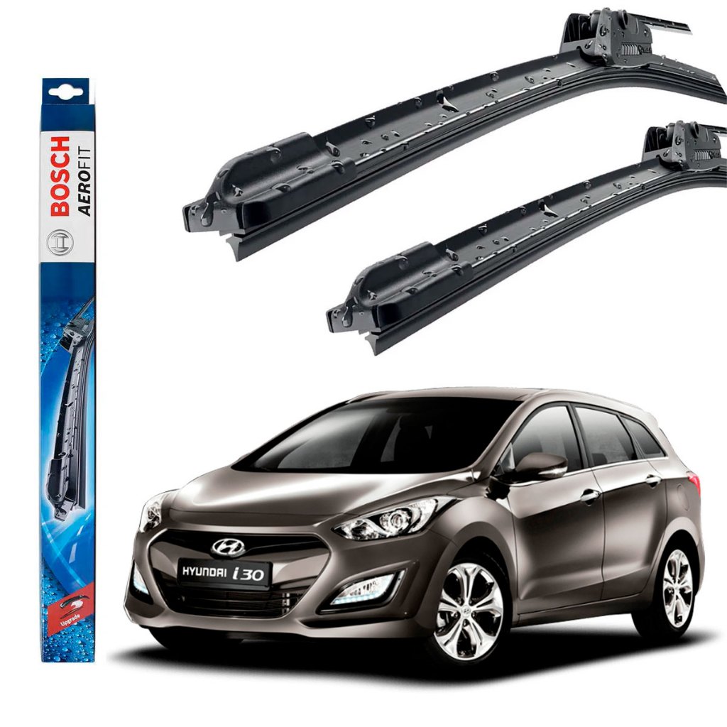 Kit de Palheta Dianteira Original Bosch Novo I30 2013 A 2021
