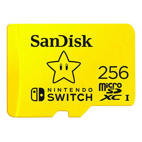 Cartão de Memória MicroSDXC SanDisk 256GB Nintendo Switch
