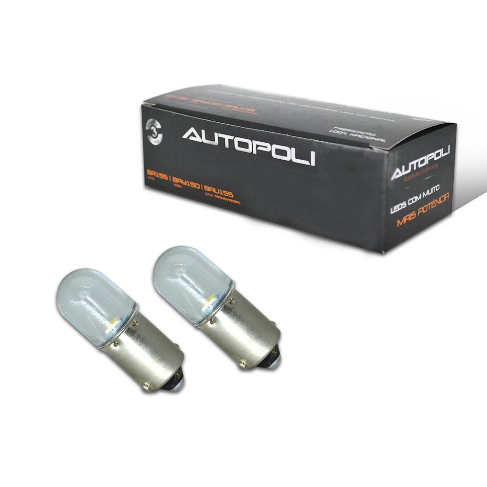 Lampada LED 1 Polo 0.9W 12V 1 LED Branca Autopoli Par