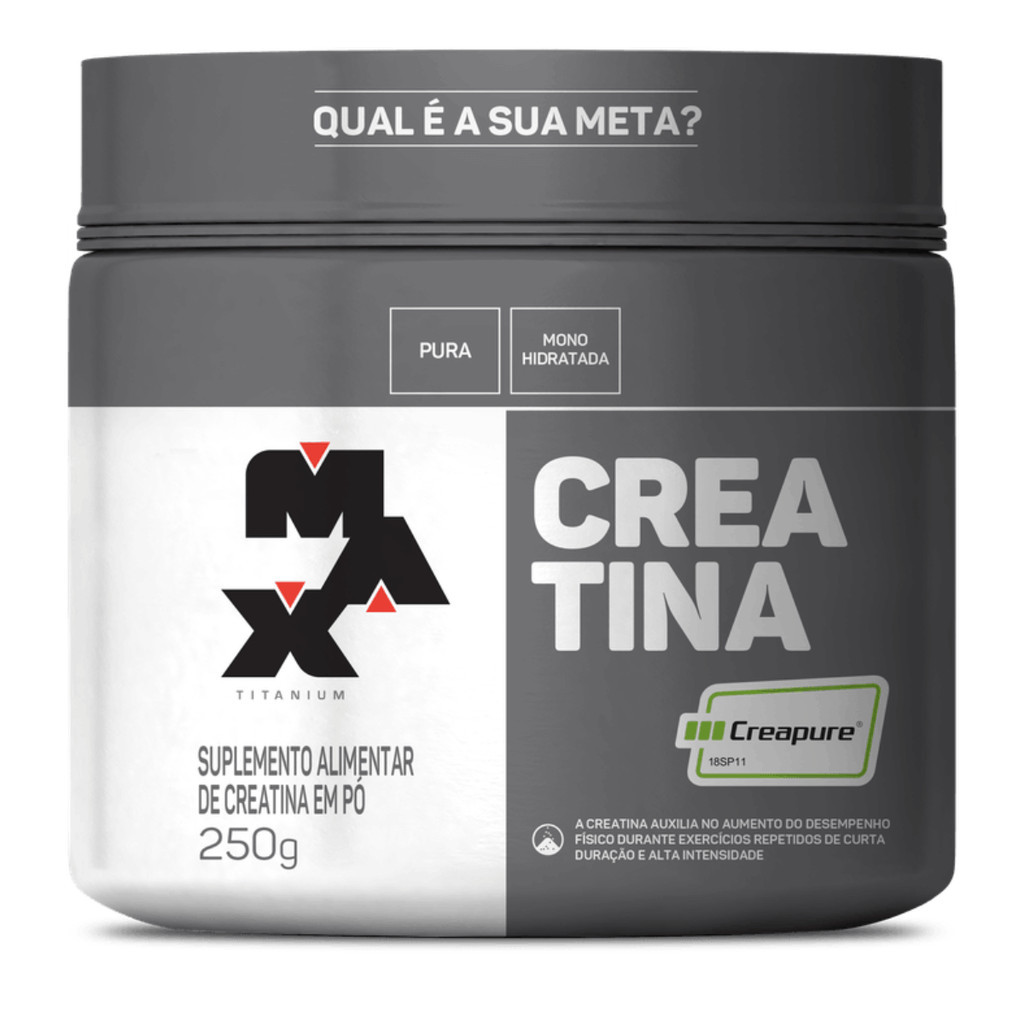 Creatina Creapure Pote 250g Max Titanium